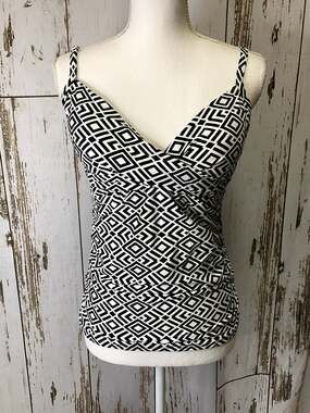 Black And White Tankini